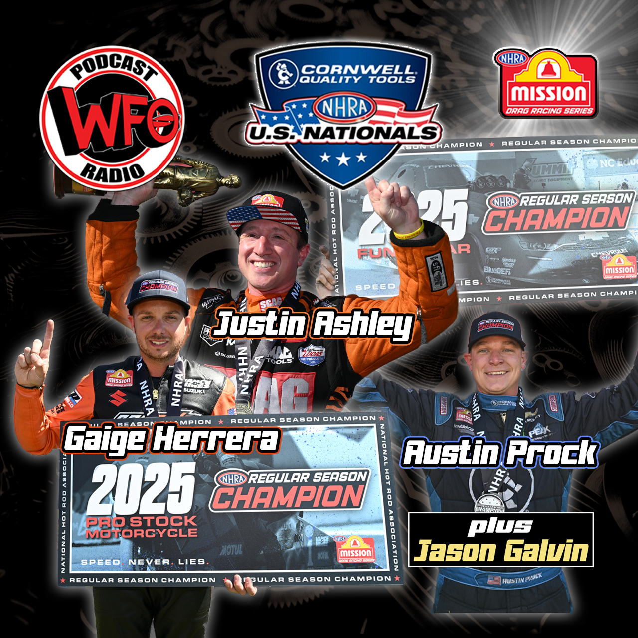 WFO Radio Motorsports Podcast Austin Prock, Justin Ashley, and Gaige ...
